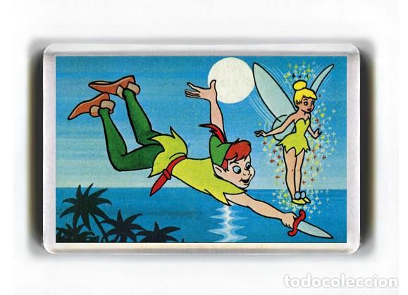 Cinema: IMAN ACRILICO NEVERA - DIBUJOS ANIMADOS - DISNEY PETER PAN Y CAMPANILLA