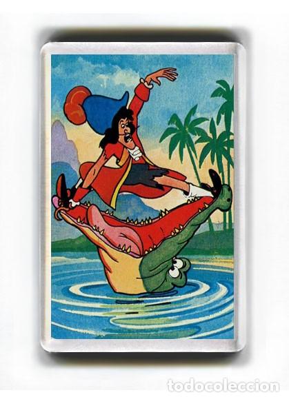 Cine: IMAN ACRILICO NEVERA - DIBUJOS ANIMADOS - DISNEY PETER PAN (CAPITAN GARFIO)