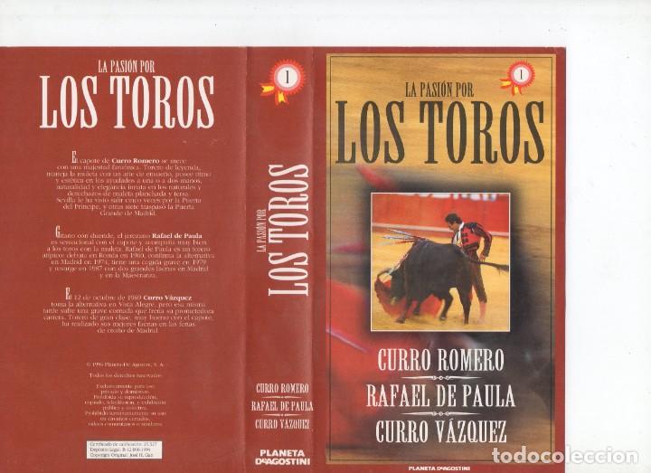 Cinema: LA PASI&Oacute;N POR LOS TOROS: DOCUMENTAL CARATULA VHS