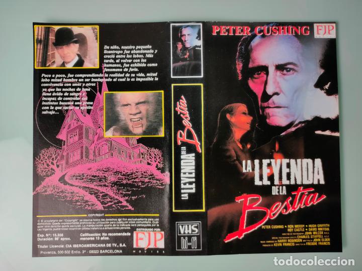 Cine: CARATULA ORIGINAL - LA LEYENDA DE LA BESTIA - PETER CUSHING *PEDIDO MINIMO 5 EUROS*