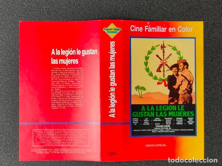 Cine: CARATULA ORIGINAL - A LA LEGION LE GUSTAN LAS MUJERES *PEDIDO MINIMO 5 EUROS*