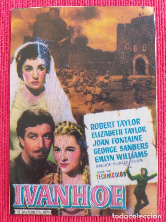 Cine: RECORTE: IVANHOE. ROBERT TAYLOR, ELIZABETH TAYLOR - Foto 1