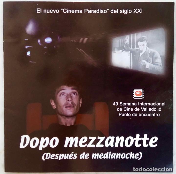 Cine: DOPO MEZZANOTTE, DESPU&Eacute;S DE MEDIANOCHE. DAVIDE FERRARIO, GIORGIO PASOTTI. LIBRETO EXCLUSIVO PRENSA