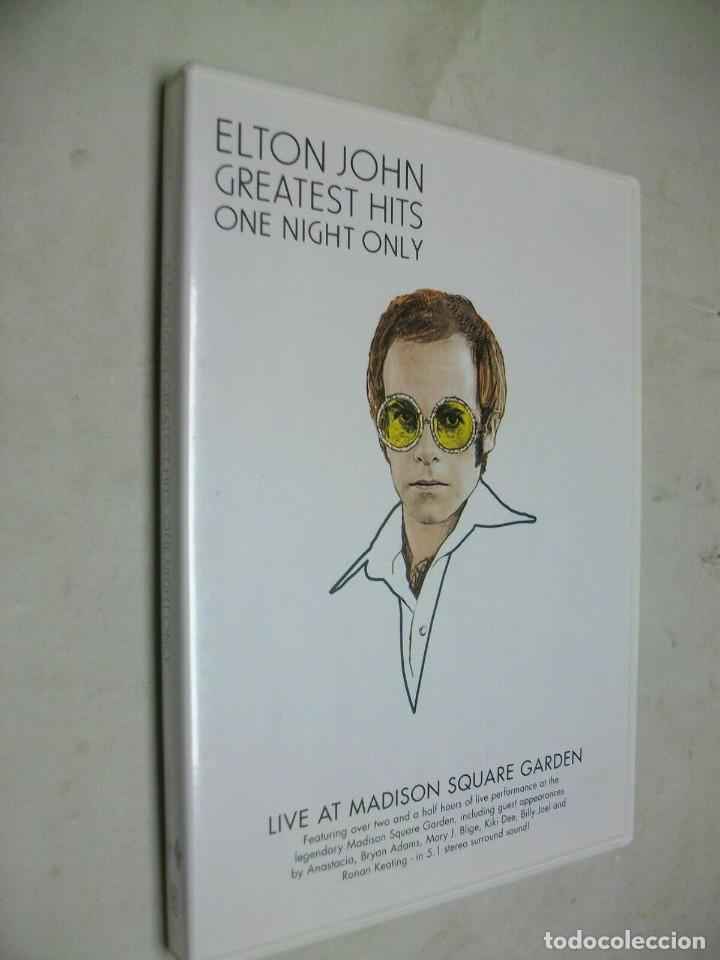 Cine: ELTON JOHN &lrm;&ndash; Greatest Hits - One Night Only DVD