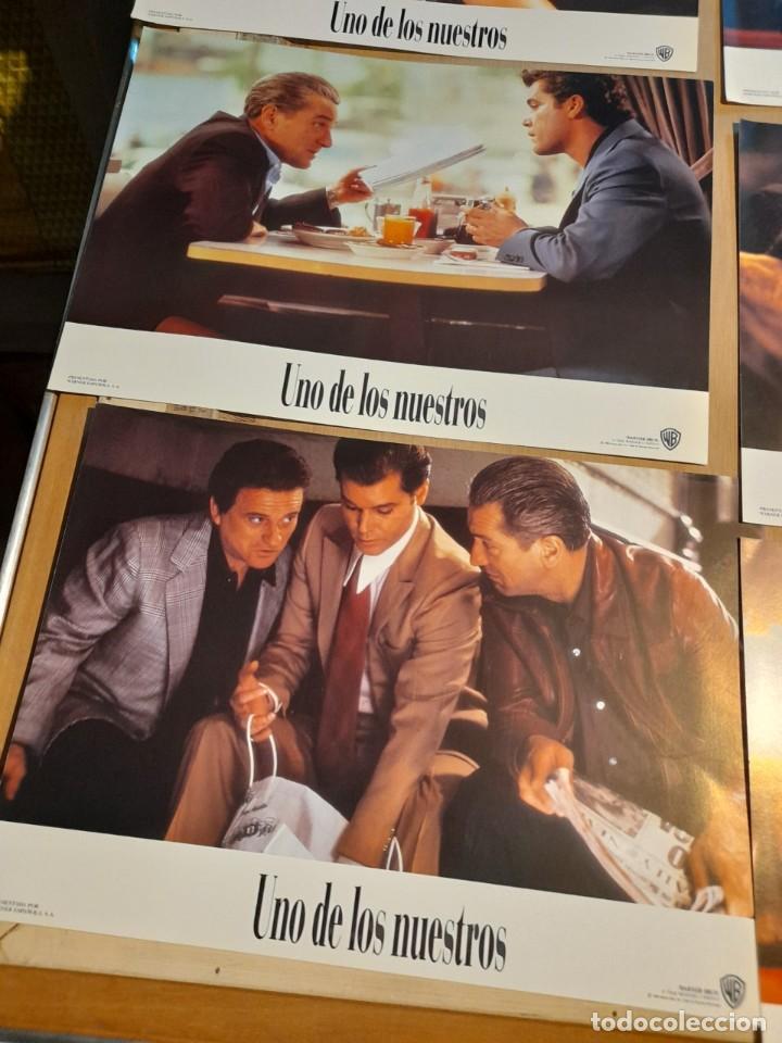 Cine: LOTE 8 CARTELES DE CINE : UNO DE LOS NUESTROS ( MARTIN SCORSESE, ROBERT DE NIRO, RAY LIOTTA )