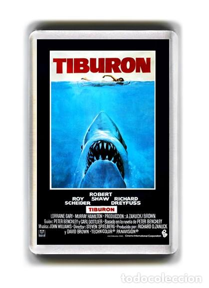Cine: IMAN ACRILICO NEVERA - CINE -TIBURON - Foto 1