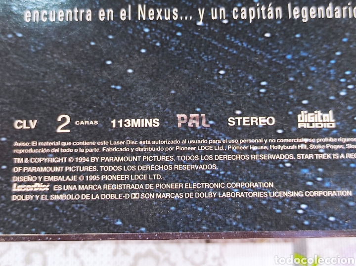 Cine: START TREK. LASER DISC. - Foto 4