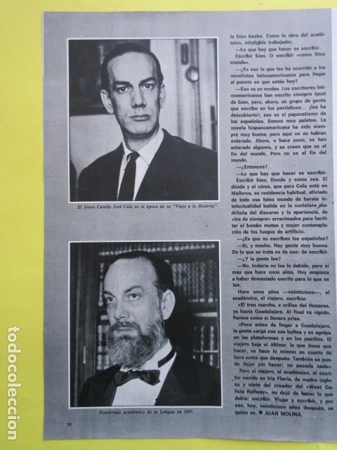 Cine: A&Ntilde;O 1972 - CAMILO JOSE CELA VIAJE A LA ALCARRIA - 3 PAGINAS
