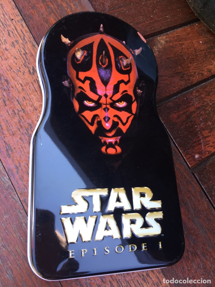 Cinema: Estuche met&aacute;lico Star Wars Episode 1 cara Dark mouth