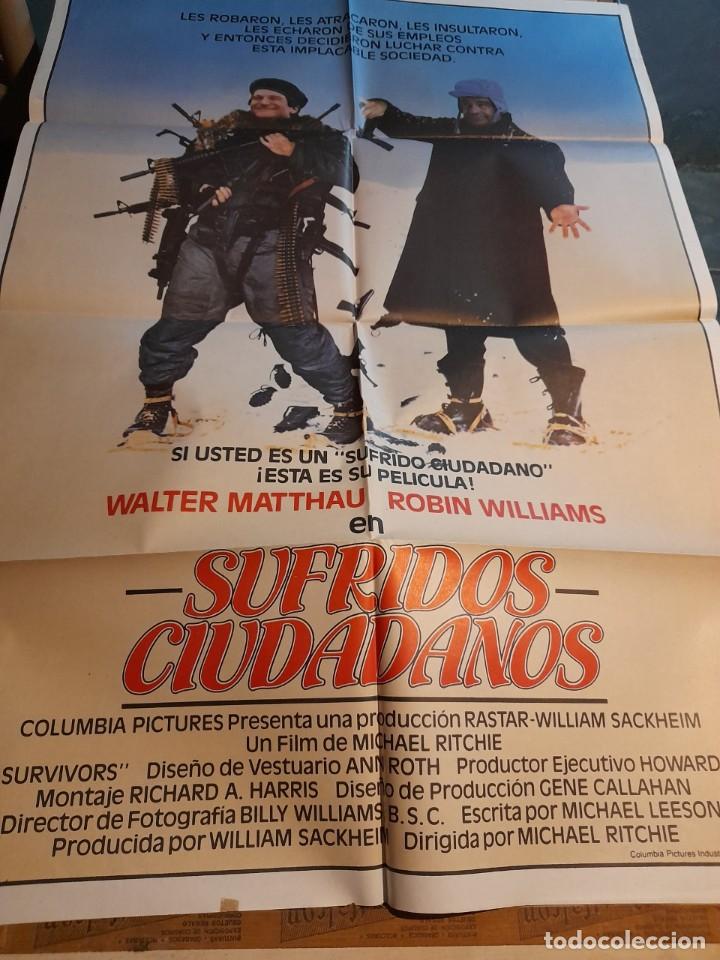 Cine: CARTEL CINE : SUFRIDOS CIUDADANOS ( WALTER MATTHAU + ROBIN WILLIAMS )