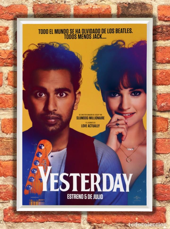 Cine: Cuadro Yesterday marco pel&iacute;cula