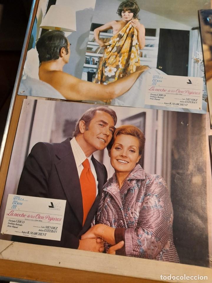 Cine: LOTE 6 CARTELES DE CINE : LA NOCHE DE LOS CIEN PAJAROS ( CARMEN SEVILLA, AGATA LYS, JAVIER ESCRIVA )