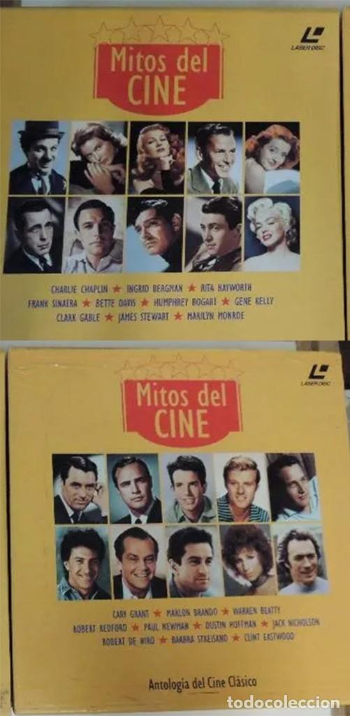 Cine: ANTOLOGIA DEL CINE CLASICO MITOS 20 DISCOS LASER DISC EN 2 ESTUCHES