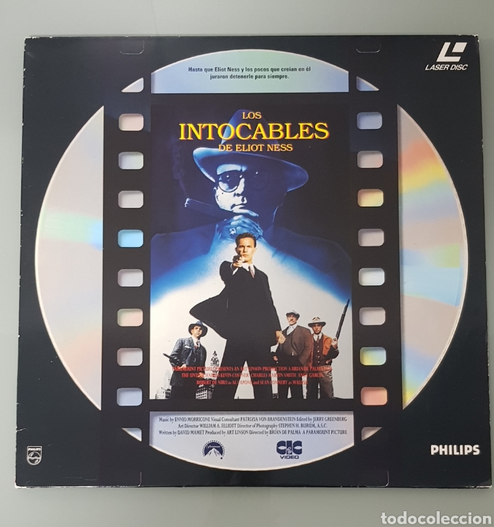 Cine: LOS INTOCABLES DE ELIOT NESS LASERDISC LASER DISC