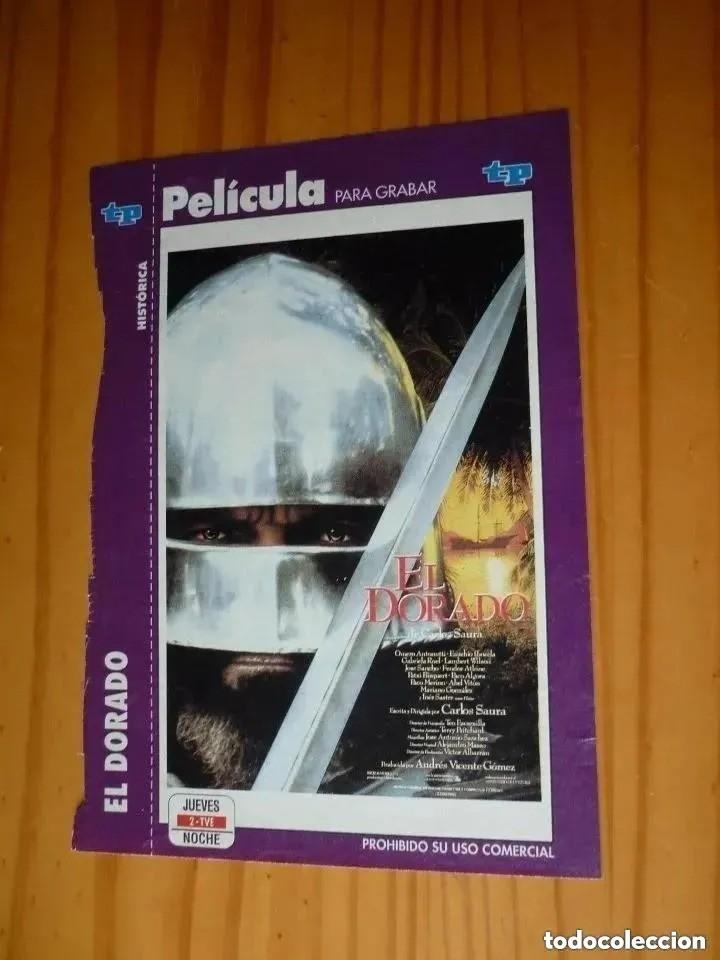 Cine: Car&aacute;tula de pel&iacute;cula en VHS de la revista Teleprograma