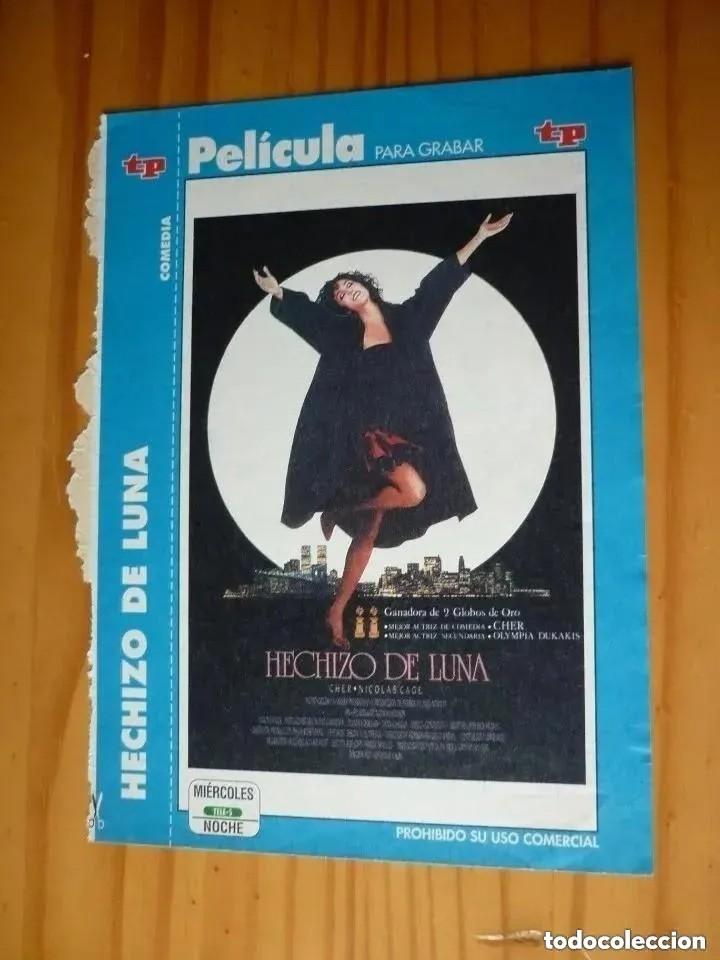 Cine: Car&aacute;tula de pel&iacute;cula en VHS de la revista Teleprograma