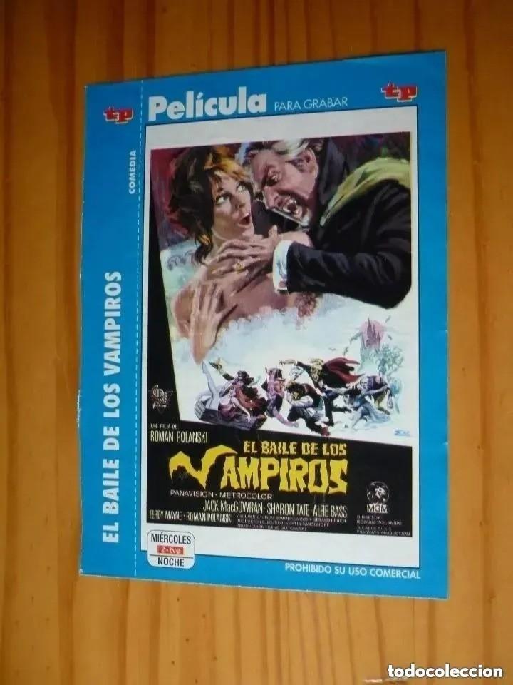 Cine: Car&aacute;tula de pel&iacute;cula en VHS de la revista Teleprograma