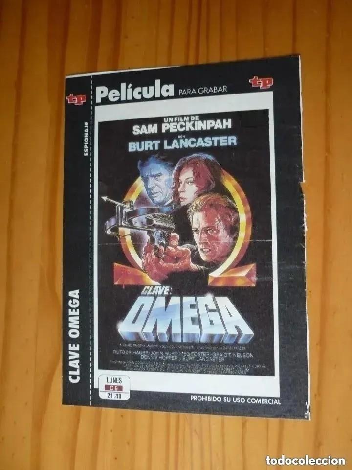 Cine: Car&aacute;tula de pel&iacute;cula en VHS de la revista Teleprograma