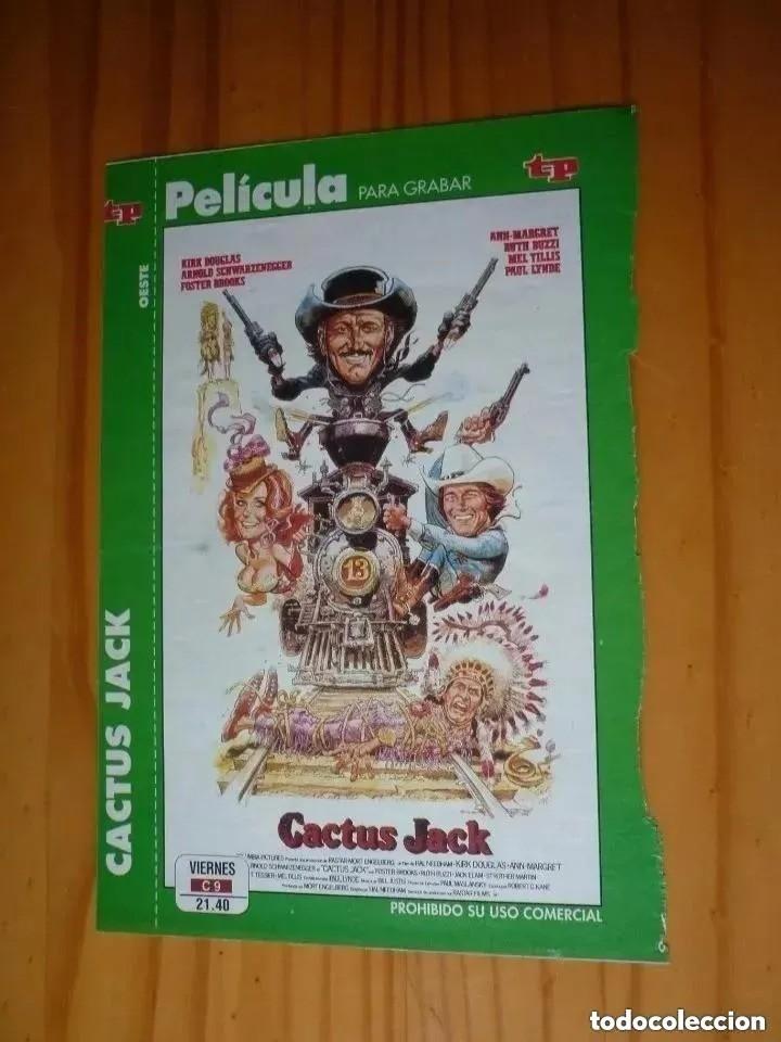 Cine: Car&aacute;tula de pel&iacute;cula en VHS de la revista Teleprograma