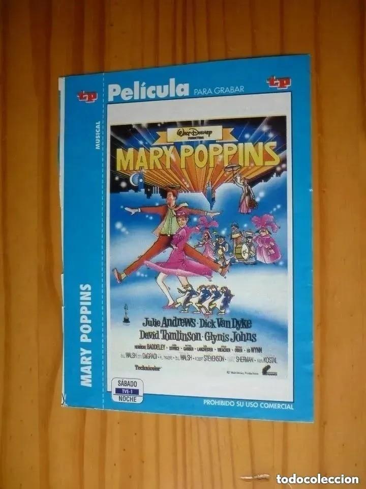 Cine: Car&aacute;tula de pel&iacute;cula en VHS de la revista Teleprograma - Foto 1