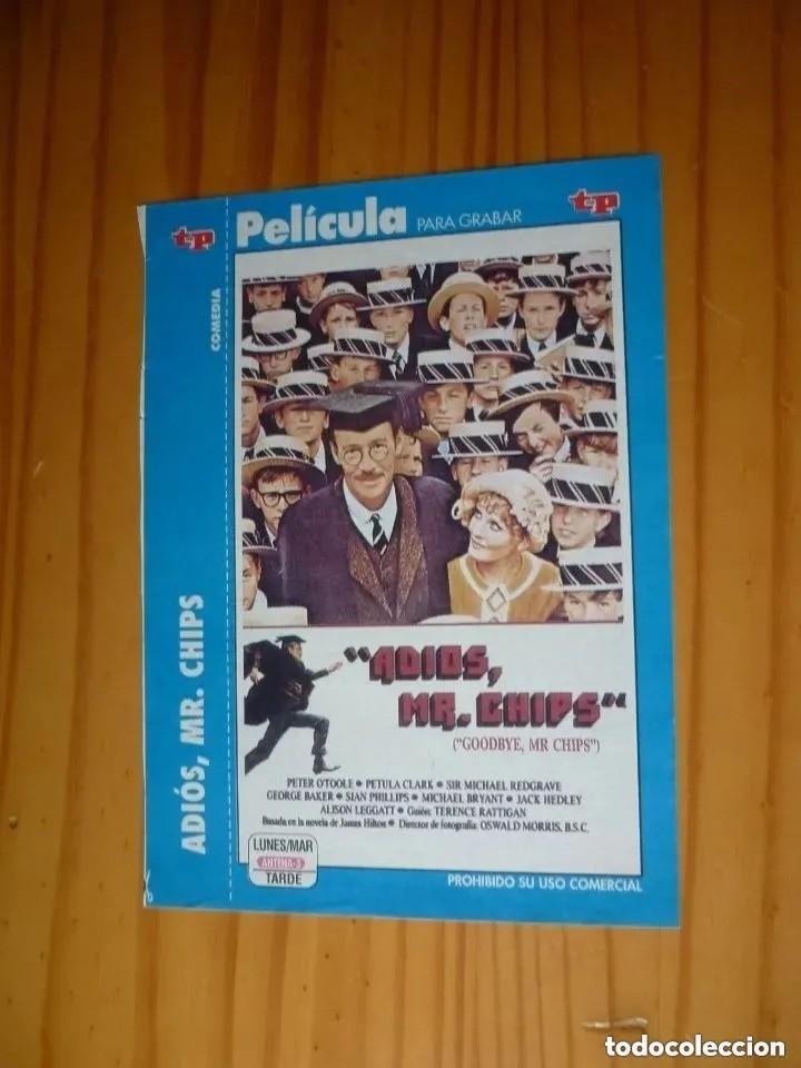 Cine: Car&aacute;tula de pel&iacute;cula en VHS de la revista Teleprograma