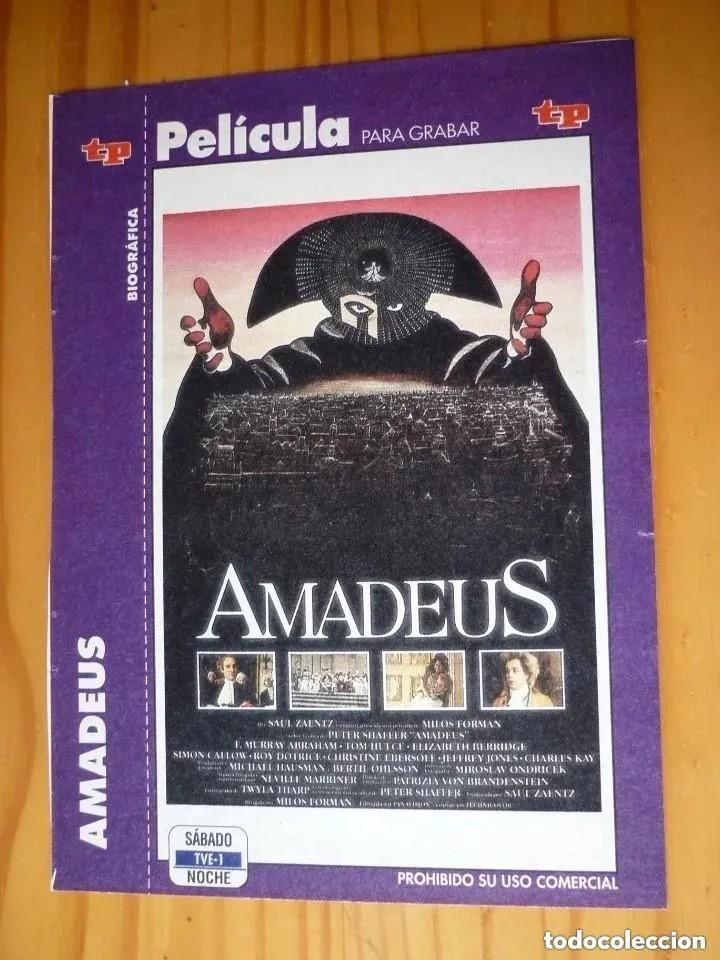 Cine: Car&aacute;tula de pel&iacute;cula en VHS de la revista Teleprograma