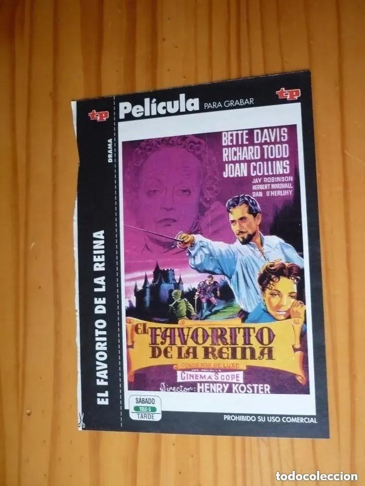 Cine: Car&aacute;tula de pel&iacute;cula en VHS de la revista Teleprograma