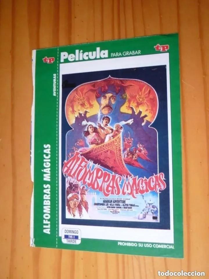 Cine: Car&aacute;tula de pel&iacute;cula en VHS de la revista Teleprograma