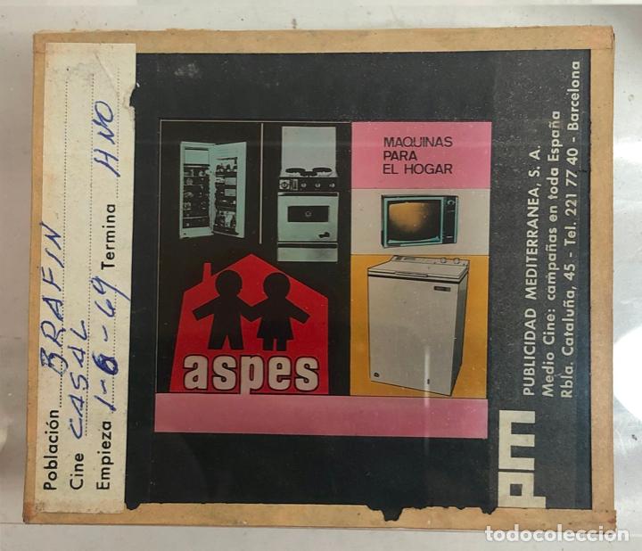 Cine: CLICHE PUBLICIDAD CINE - CELULOIDE ENTRE CRISTAL - A&Ntilde;O 1969 - ASPES.
