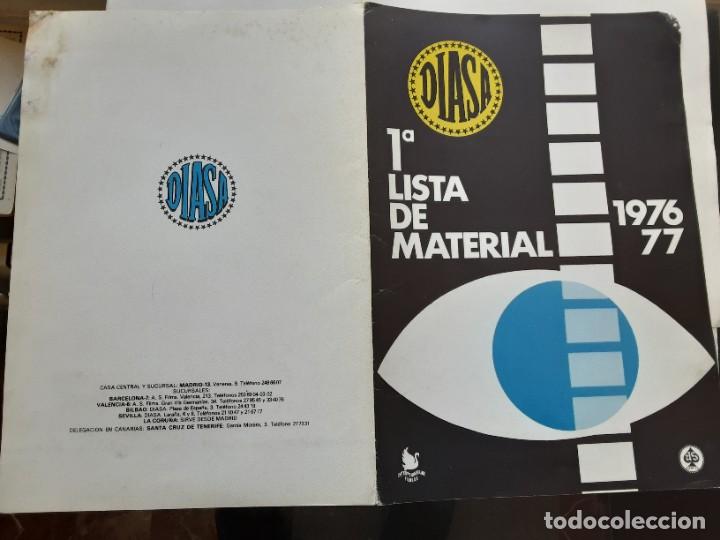 Cine: 1a Lista de material Diasa 1976-77 - Foto 1