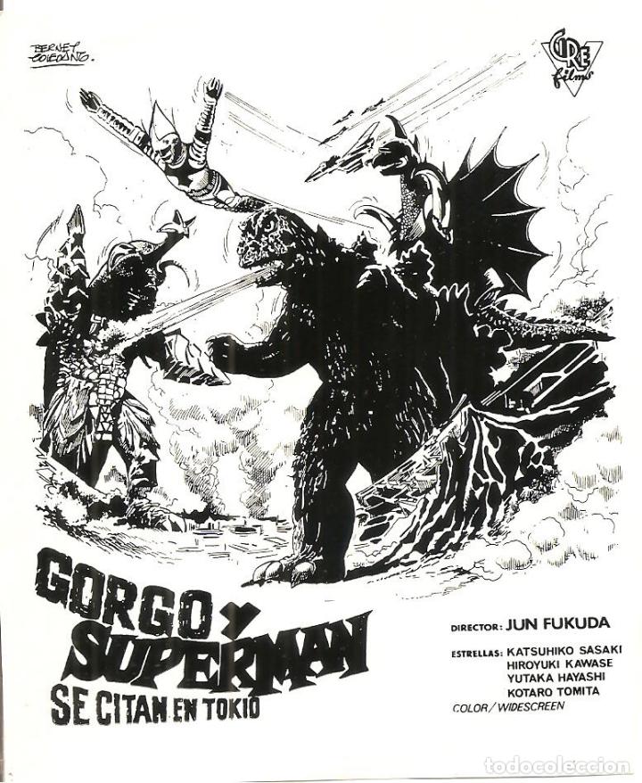 Cinema: RECORTE DE PRENSA-PUBLICIDAD, GORGO Y SUPERMAN SE CITAN EN TOKIO, 10X12