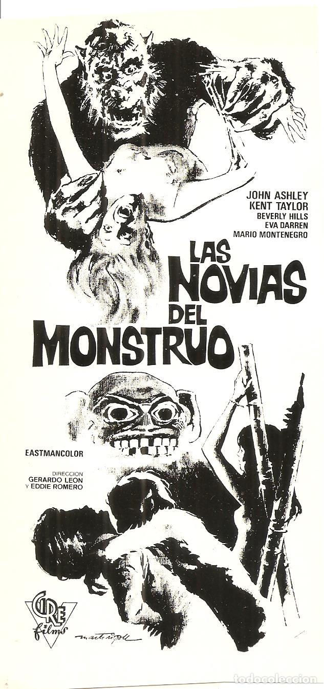 Cinema: RECORTE DE PRENSA-PUBLICIDAD, LAS NOVIAS DEL MONSTRUO, 6X14