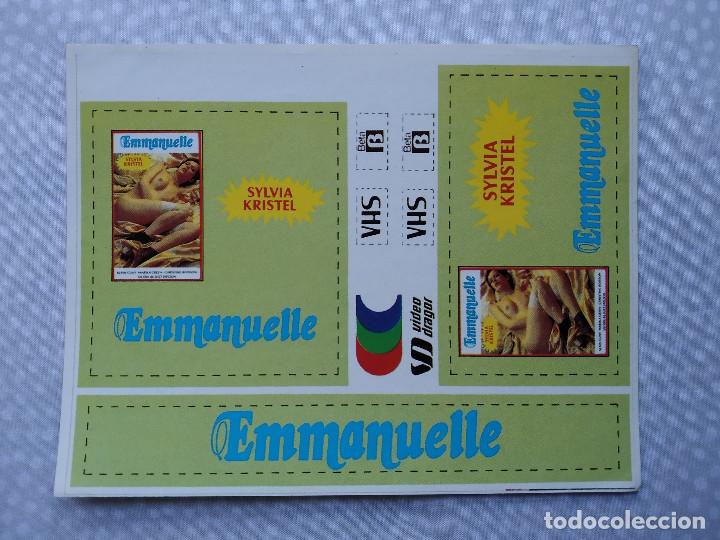 Cine: PEGATINA PELICULA EMMANUELLE CON SYLVIA KRISTEL