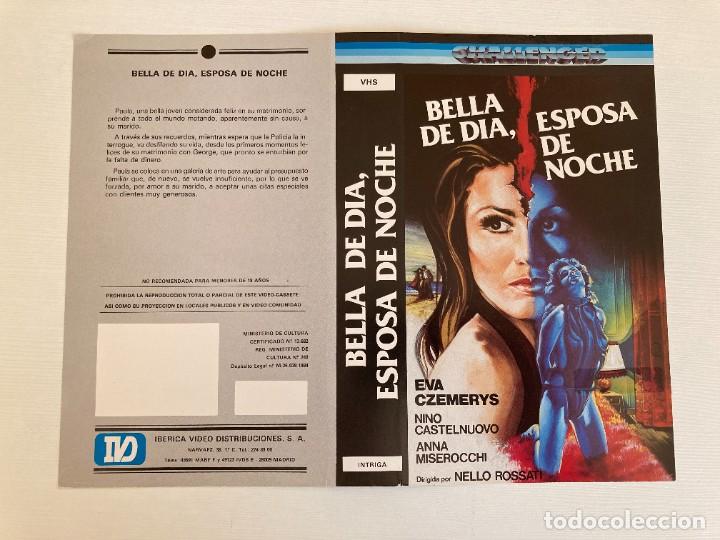 Cine: Car&aacute;tula video original BELLA DE DIA, ESPOSA DE NOCHE