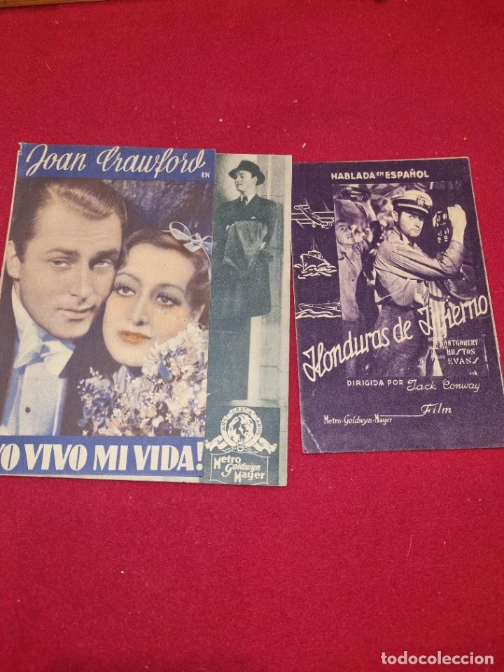Cine: Lote 17 folletos o programas de cine antiguas. - Foto 2