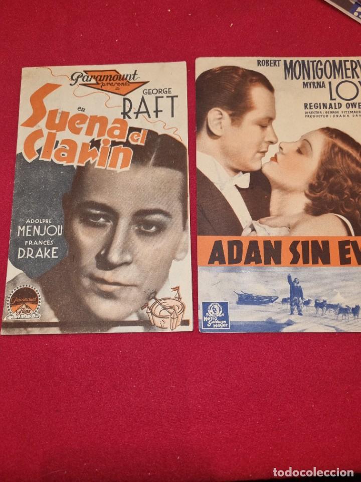 Cine: Lote 17 folletos o programas de cine antiguas. - Foto 3
