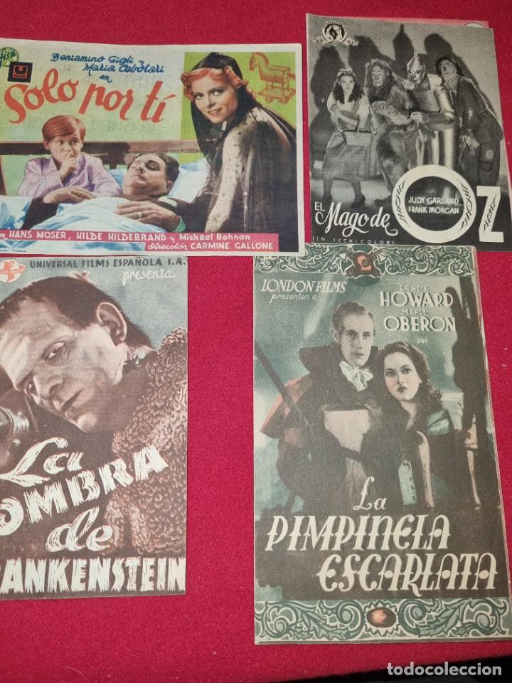 Cine: Lote 17 folletos o programas de cine antiguas. - Foto 4