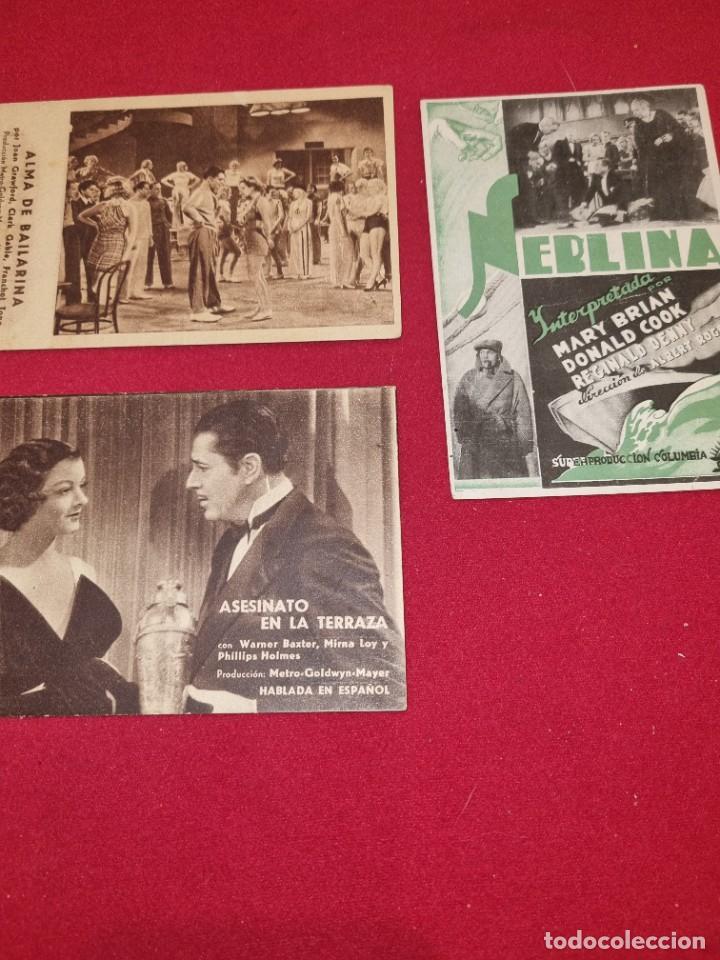 Cine: Lote 17 folletos o programas de cine antiguas. - Foto 5