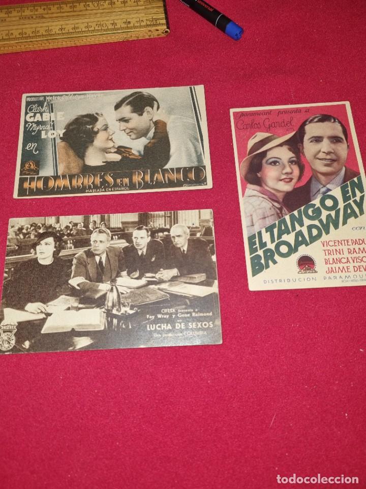 Cine: Lote 17 folletos o programas de cine antiguas. - Foto 6