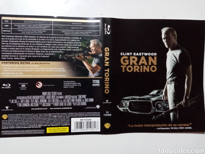 Kino: Solo caratula original Blu-ray - Gran Torino