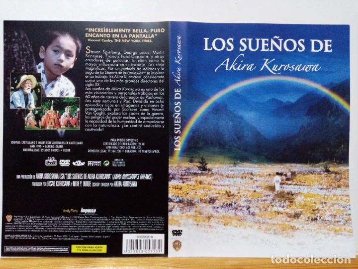Cine: Solo caratula original DVD - Los Sue&ntilde;os de Akira Kurosawa
