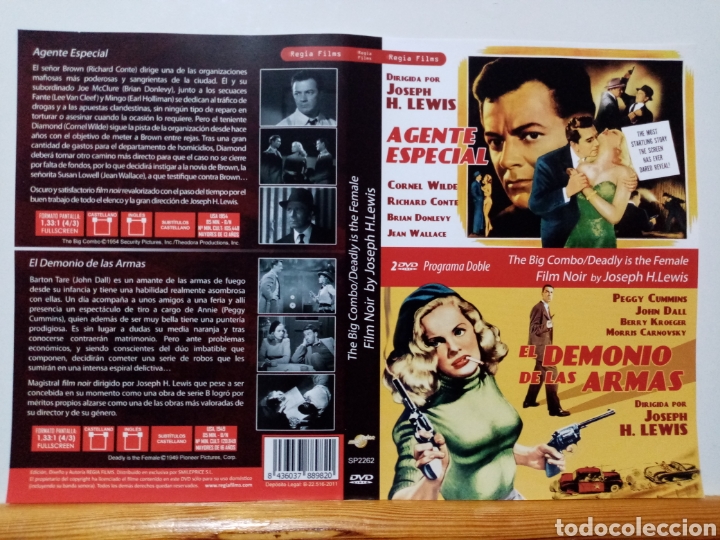Cine: Solo caratula original DVD - Agente Especial y El Demonio de las Armas