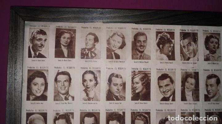 Cine: CUADRO FOTOCROMOS ACTORES - Foto 2