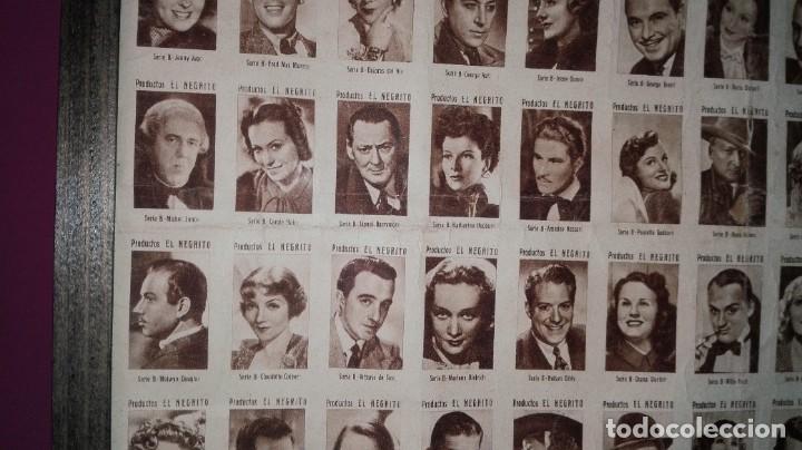 Cine: CUADRO FOTOCROMOS ACTORES - Foto 4