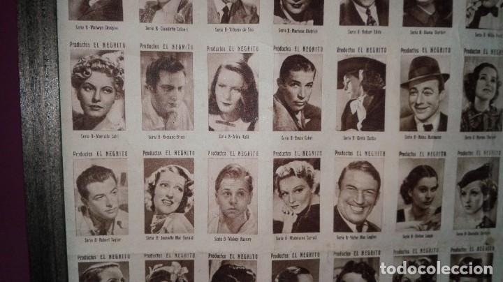 Cine: CUADRO FOTOCROMOS ACTORES - Foto 6