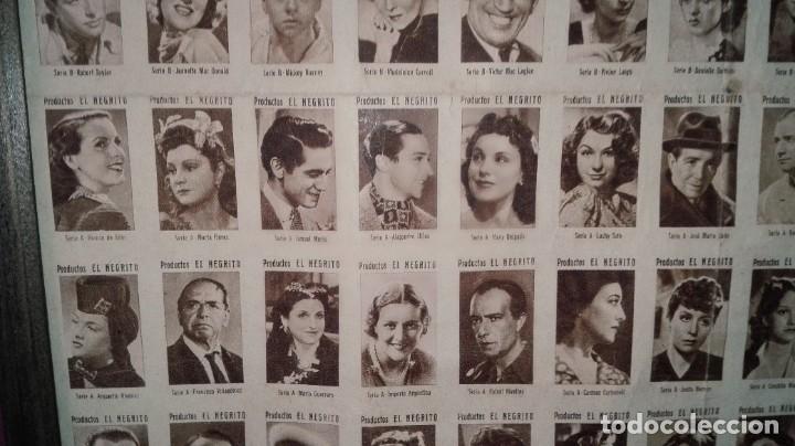 Cine: CUADRO FOTOCROMOS ACTORES - Foto 8