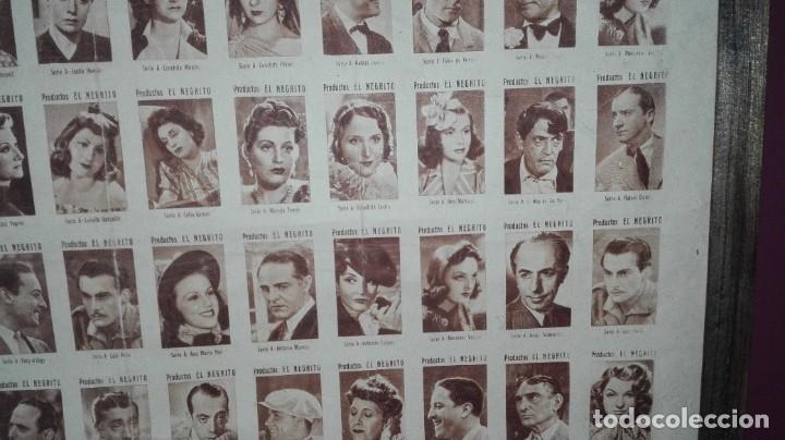 Cine: CUADRO FOTOCROMOS ACTORES - Foto 11