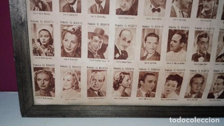 Cine: CUADRO FOTOCROMOS ACTORES - Foto 12