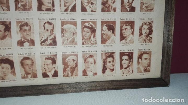 Cine: CUADRO FOTOCROMOS ACTORES - Foto 13