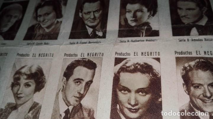 Cine: CUADRO FOTOCROMOS ACTORES - Foto 17